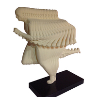 Modèle médical de colonne vertébrale vertébrale humaine maquette échantillon Prototype biologique SLA Service d'impression 3D pour l'enseignement éducatif