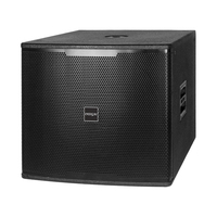 Haut-parleurs passifs de basses fréquences de 18 pouces pour performances audio professionnelles (discours/DJ/scène) 600W/1200W/2400W