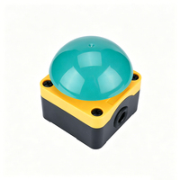 Boîtier de bouton-poussoir momentané Mushroom 22mm IP65 étanche, interrupteur d'arrêt d'urgence 10A LED pour équipement industriel et machines