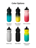 Bouteille d'eau de sport 600 ml en PP sans BPA, anti-corrosion, étanche, écologique, à pression, pour le cyclisme et le camping