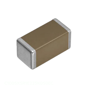 ตัวแทนจำหน่ายที่ได้รับอนุญาต COMMERCIAL GRADE0402X5R25V2 C1005X5R1E225K050EC 2.2 ยูเอฟ 0402 (1005 เมตริก) ตัวเก็บประจุเซรามิก - Product Image 1