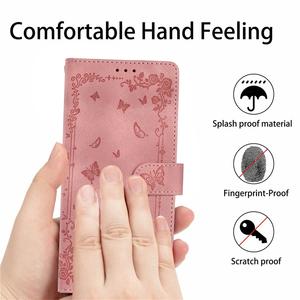 حقائب هاتف محمول جلدية مع محفظة فاخرة لهاتف أيفون 17 16 15 14 13 حزام غطاء فراشة لهاتف S25 S24 ultra - Product Image 3