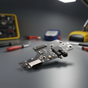 Placa base Redmi Note 8T con puerto de carga y micrófono, pieza de repuesto original - Product Image 3