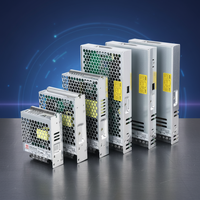 Alimentation à découpage AC-DC CNMW LRS-50-24 50W, entrée 90-264VAC, sortie 24V 2.1A 60Hz, garantie 3 ans pour éclairage LED en bande