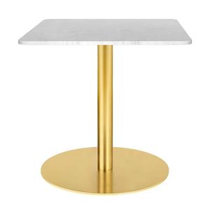 Gold-tone Metal Single-Column Round <b>Table</b> Base Modern Minimalist <b>Foldable</b> <b>Dining</b> <b>Table</b> Support for Hotel & Apartment - Product Image 1