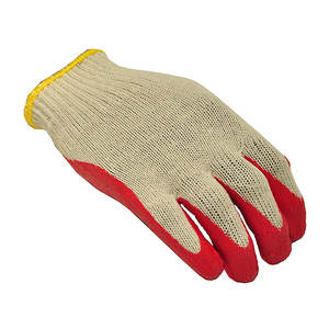 Guantes de trabajo diario Hilo de algodón Látex sumergido Palma Fábrica Barato al por mayor Jardín Hogar Almacén Guante - Product Image 4