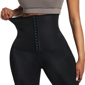 Leggings <span class=keywords><strong>de</strong></span> sport personnalisés pour femmes, <span class=keywords><strong>pantalon</strong></span> <span class=keywords><strong>de</strong></span> Yoga, Sauna, étiquette privée, Spandex, vêtement <span class=keywords><strong>de</strong></span> sport, solide, noir, Anti-<span class=keywords><strong>Cellulite</strong></span> - Product Image 2