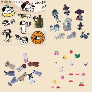Patchs brodés en feutre miniatures personnalisés avec logo animal mignon, design populaire pour vêtements d'enfants - Product Image 6