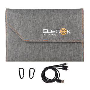 18W 24W Outdoor Opvouwbare Zonnepaneel Tas Mobiele Telefoon Usb Type C Opvouwbare Zonne-Oplader Voor Vissen Wandelen - Product Image 6