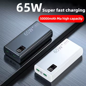 Batería <span class=keywords><strong>externa</strong></span> 50000mAh 30000mAh Bancos <span class=keywords><strong>de</strong></span> energía <span class=keywords><strong>de</strong></span> alta capacidad 65W <span class=keywords><strong>Carga</strong></span> rápida con cable - Product Image 5