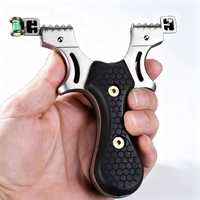 Slingshot en acier inoxydable pour adultes, professionnel, pour le tir sur cible en plein air, catapulte avec viseur réglable