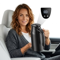 Bouilloire Électrique LY800 12V/24V Universelle avec Reconnaissance Automatique de Tension IA, 800ml, Ébullition Rapide de l'Eau et du Thé