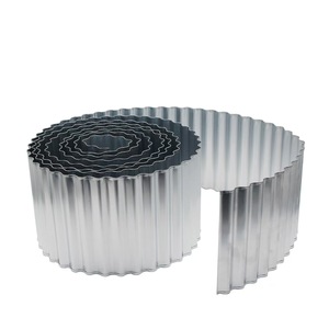 Bordure de jardin en métal ondulé personnalisable, durable et imperméable avec service de modélisation <span class=keywords><strong>3D</strong></span> pour pelouse, parterre de fleurs et aménagement paysager - Product Image 1