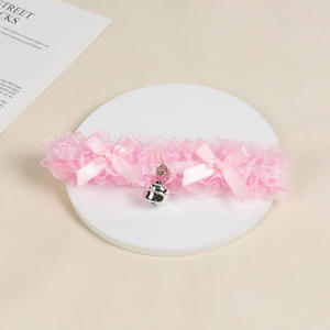 Doux nœud <span class=keywords><strong>dentelle</strong></span> <span class=keywords><strong>cuisse</strong></span> jarretière avec cloche à volants élastique jambe <span class=keywords><strong>bande</strong></span> <span class=keywords><strong>pour</strong></span> femmes Sexy Lingerie accessoire Halloween Roleplay fête - Product Image 3