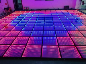Pista de Baile LED Magnética Iluminada para <span class=keywords><strong>DJ</strong></span>, Pista de Baile Interactiva 3D Portátil para Bodas - Product Image 3