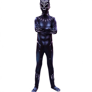 Combinaison en spandex <span class=keywords><strong>Black</strong></span> Panther Echo, justaucorps, costume d'Halloween pour enfants, combinaison pour jeu de rôle, cosplay - Product Image 2