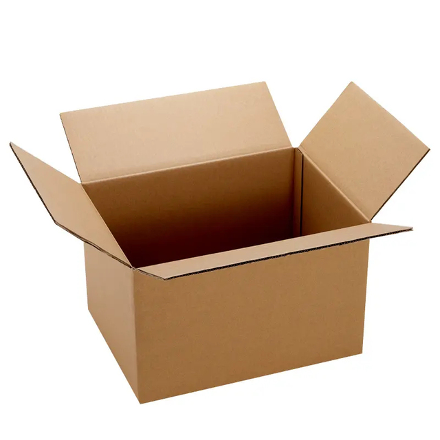 Wholesale Strong Double Wall Corrugated Cardboard Wardrobe Moving Boxes Slotted Carton Glossy Lamination Stamping for Shipping