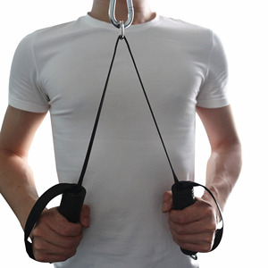 Phạm Vi Chuyển Động Lớn Hơn, Dây Kéo Ba Đầu Để Đẩy Xuống, Gập, Kéo Mặt Cho Phòng Tập Thể Dục Chuyên Nghiệp - Product Image 3