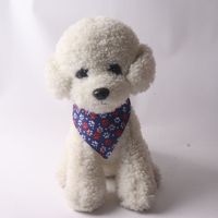 Collier patriotique pour chat, nœud papillon drapeau américain, bandana fleuri, étoiles et rayures, boucle visage de chat pour chaton, Jour de l'Indépendance