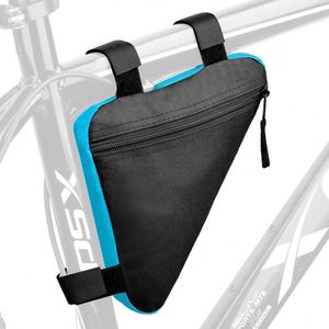 Échantillon gratuit : Sacoche triangulaire de vélo, sacoche de cadre, pochette de rangement pour tube supérieur, sacoche de selle pour cyclisme - Product Image 1