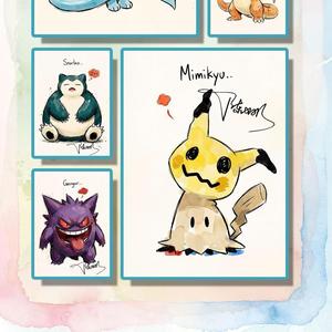 Cartes de jeu de société personnalisées en carton, dessinées à la main, thème Anime, pour décoration d'anniversaire, vente en gros - Product Image 5