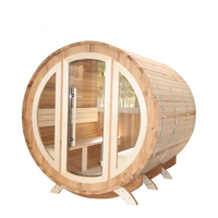 Sauna à vapeur sèche moderne en bois de cèdre rouge massif de haute qualité 2026 pour intérieur et extérieur avec panneau de commande informatisé