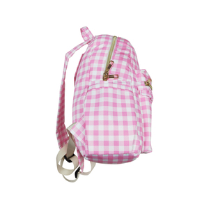 BA0086 nuovo in Stock <span class=keywords><strong>zaino</strong></span> Plaid rosa con volant 4*10*13.9 pollici zaini per ragazze Western Boutique alla rinfusa all'ingrosso a buon mercato - Product Image 3
