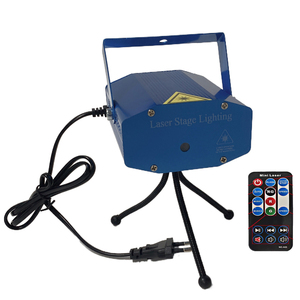 Wholesale Christmas Music Red <strong>Green</strong> Starry Sky Mini <strong>Laser</strong> Light Projector Voice Remote Control for KTV Home Party - Product Image 2