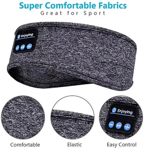 Müzik maskesi kulaklıklar HD Stereo hoparlörler Yoga uyku uykusuzluk BT 5.0 çıkarılabilir uyku maskesi TWS kulaklıklar uzun pil ömrü - Product Image 5