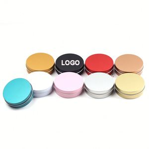 Latas de Metal para Velas con Logotipo Personalizado, Latas de Metal Mate con Tapas para Velas Vacías, para Fabricación de Velas - Product Image 1