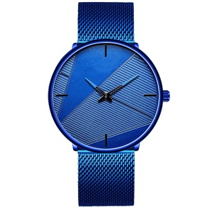Montre à bracelet en maille pour homme, nouvelle mode <span class=keywords><strong>2023</strong></span>, montre à quartz pour homme, ceinture d'affaires - Product Image 3