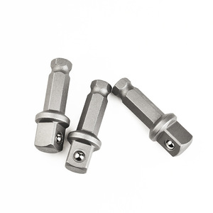 Adaptador de acero al carbono Baolian, varilla de conexión hexagonal a cuadrada, acoplamiento de liberación rápida para herramientas de maquinaria, 12 piezas - Product Image 1