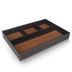 Chất Lượng Cao Máy Tính Để Bàn Hộp Lưu Trữ Đa Chức Năng Lưu Trữ Hiện Đại Trang Trí Nội Thất Lưu Trữ Các Mặt Hàng Nhỏ Với PU Da - Product Image 1