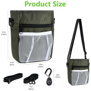 Free sample Customized Logo Pet Large Capacity Portable Lightweight Weatherproof Dog <b>Treat</b> <b>Training</b> Pouch Clicker - Product Image 5