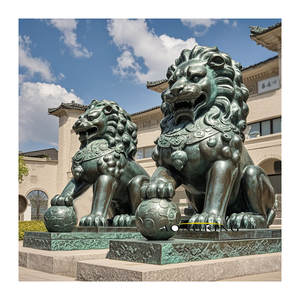 Uçan aslan heykeli bronz aslan heykeli kanatları ile <span class=keywords><strong>Mythical</strong></span> hayvan heykel özelleştirme - Product Image 2