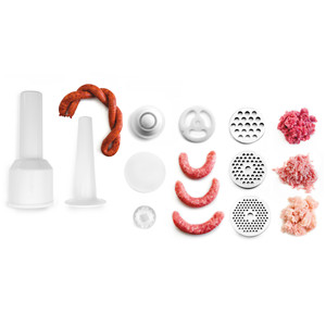 Tritacarne Elettrico in Acciaio Inox 1500W con Accessori per Uso Domestico in Cucina - Product Image 2