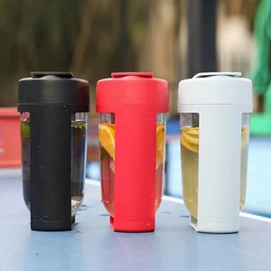 Garrafa de Proteína Sem BPA, Garrafa Portátil para Fitness, Garrafa Plástica Esportiva, Vendas Quentes, Garrafa de Água de 600ml, Cor Personalizada - Product Image 5
