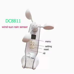 Automatico retrattile DC8811 elettrico <span class=keywords><strong>sole</strong></span> pioggia sensore del vento tenda per ufficio e casa 433MHz sensore Patio Wireless solare - Product Image 1