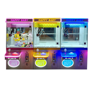 Tùy chỉnh 1-Player mini Kim Loại đồng tiền hoạt động trò chơi Arcade đồ chơi nhỏ cần cẩu Claw máy cho trẻ em giải trí búp bê máy - Product Image 2
