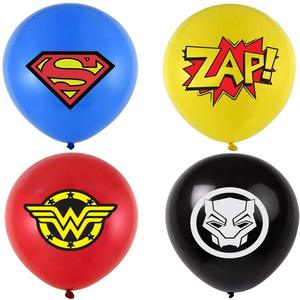 40 pièces/paquet Ballons en latex imprimés de super-héros <span class=keywords><strong>Avengers</strong></span> de 12 pouces de haute qualité, écologiques, pour la fête des mères, les anniversaires d'adultes - Product Image 4