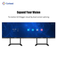 Écran d'affichage vidéo mobile pliable de 135 pouces, machine de conférence LED, prix, écran premium, mur vidéo mobile intérieur