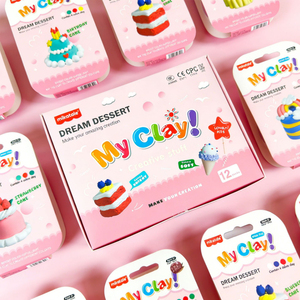 7g Light Clay Set 4 Colors Non-Toxic Soft Clay Bulk Air Dry <b>Modeling</b> Clay for Kids Craft - Product Image 2