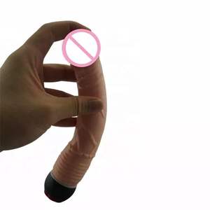 Fabbrica diretta all'ingrosso giocattoli del sesso masturbazione vera pelle carne come Dildo vibrante realistico per donna - Product Image 1