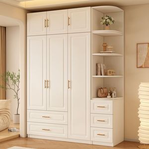 Muebles de Dormitorio, <span class=keywords><strong>Armario</strong></span> de Diseño de Lujo con 4 Puertas, Precio de Mayoreo, Excelente <span class=keywords><strong>Armario</strong></span> de <span class=keywords><strong>Esquina</strong></span> de Madera Personalizado para Mujer - Product Image 2