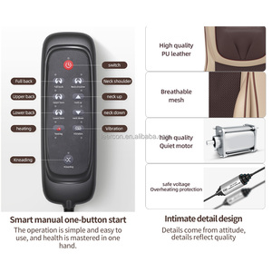 Leercon CE – masseur électrique <span class=keywords><strong>shiatsu</strong></span> infrarouge sans fil pour le dos, coussin de voiture, massage lombaire - Product Image 6