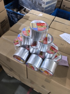 เทปกาวอะลูมิเนียมฟอยล์แบบไม่มีซับใน ยึดติดแน่น สำหรับงานซ่อมตู้แช่แข็งและงานปิดผนึกท่อทำความเย็น - Product Image 4