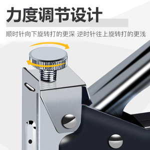 Lichang <b>Pneumatic</b> Stapler Aluminum Alloy Brad Nailer Lightweight Furniture Making <b>Tool</b> - Product Image 4