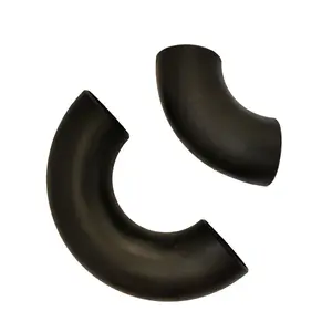 BLack Steel 45 degree Elbow Fitting Sanitary Pipe Fittings for Industry