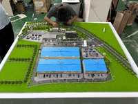 Maqueta Arquitectónica de Plástico ABS de Diseño Moderno Personalizada para Exposiciones Inmobiliarias, Hoteles y Edificios de Oficinas