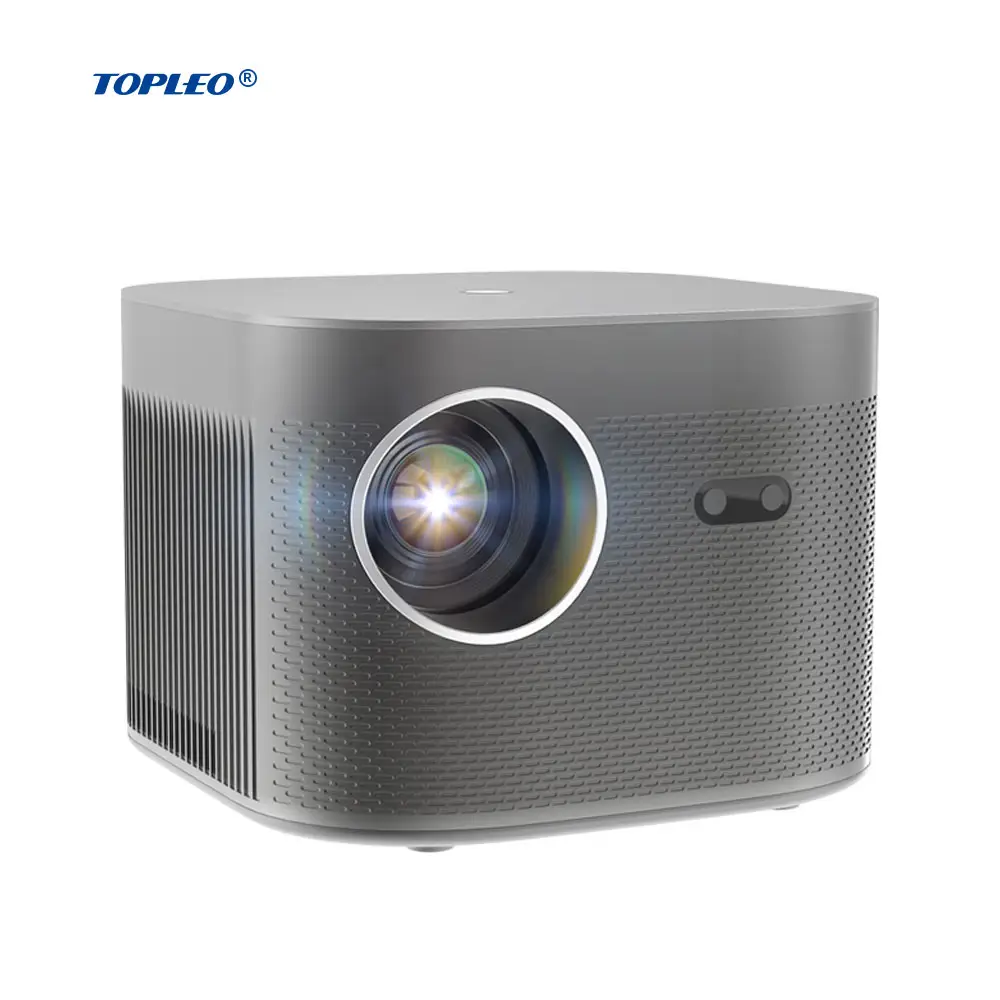 Topleo-miniproyector láser inalámbrico para el hogar y la Oficina, proyector de 1080P HD, android 10